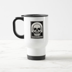 Taza De Viaje Memento Mori Skull Art