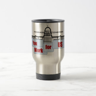 Taza De Viaje Mensaje a la taza del viaje del congreso