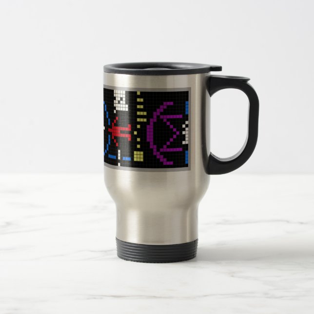 Taza De Viaje Mensaje de Arecibo (Derecha)