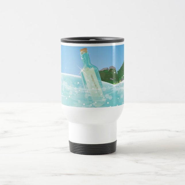 Taza De Viaje Mensaje en una botella (Centro)