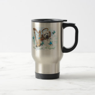 Taza De Viaje Mercadería Ángel Perfecto Cockapoo