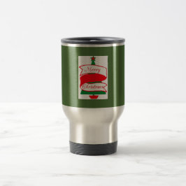 Taza De Viaje Merry Christmas Tree Mug