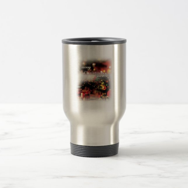 Taza De Viaje Merry Christmas Tumbler (Centro)