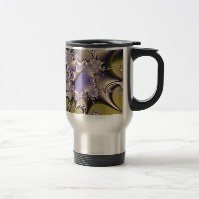 Taza De Viaje Metalizado líquido (Derecha)