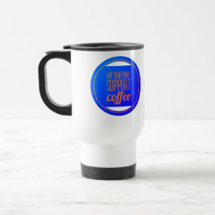 Taza De Viaje Mi café de apoyo emocional