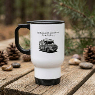 Taza De Viaje Mi familia y yo exploramos la gran naturaleza Dive