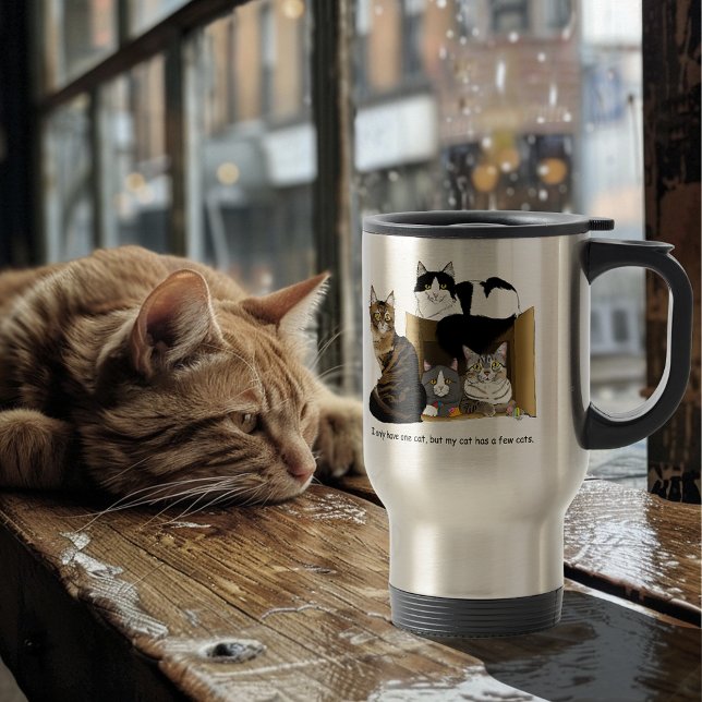 Taza De Viaje Mi gato tiene gatos (Subido por el creador)