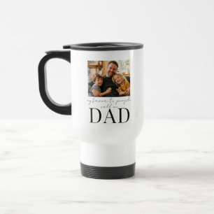 Taza De Viaje Mi Gente Favorita Me Llama Papá Regalo De Foto 