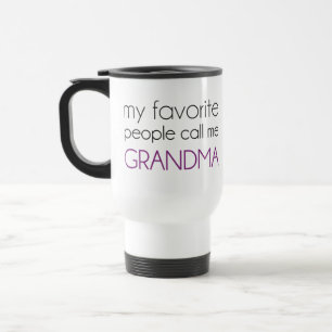 Taza De Viaje Mi gente preferida me llama abuela