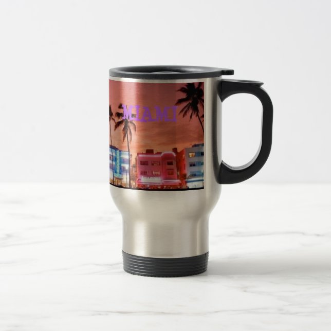 Taza De Viaje Miami Beach (Derecha)