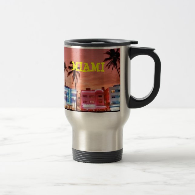 Taza De Viaje Miami Beach (Derecha)