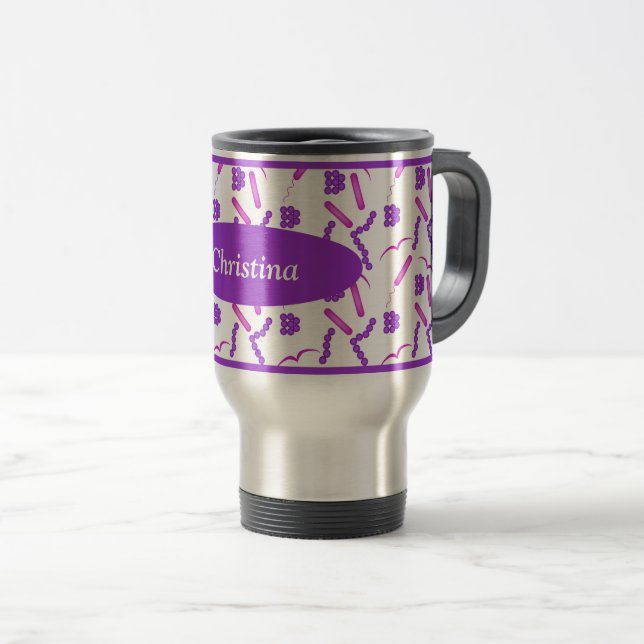 Taza De Viaje Microbiología Personalizada (Anverso derecho)