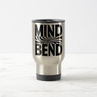 Mind Bend Optical Illusion Bold Black and White