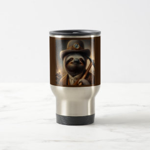 Taza De Viaje Minero Sloth Gold