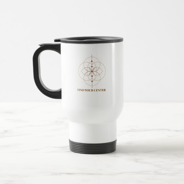 Taza De Viaje Minimalist Zen Acupuncture Cup  Acupuncture Tumble (Izquierda)