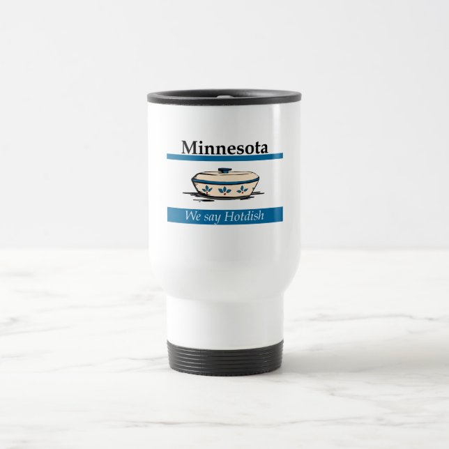 Taza De Viaje Minnesota: Decimos Hotdish (Centro)