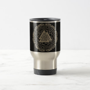 TAZA DE VIAJE MITOLOGÍA ESCÁNDINA DE CORRIENTE NÓRDICA MUG DE VI