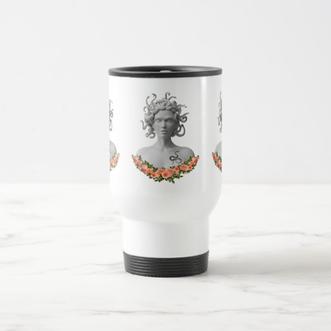 Taza De Viaje Mitología griega de Medusa Gorgon (Centro)