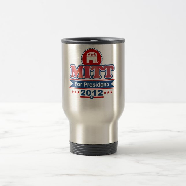 Taza De Viaje Mitt Romney 2012 (Centro)