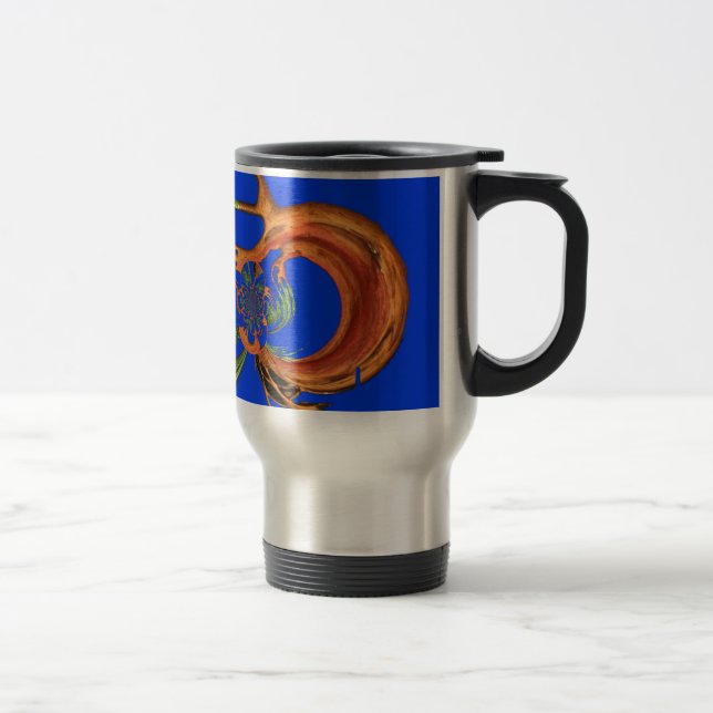 Taza De Viaje Moda Ronda Hakuna Matata Armada Colección azul (Derecha)