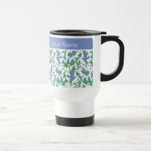 Taza De Viaje Modelo bonito de Snowdrops de la primavera en