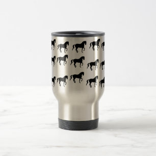 Taza De Viaje Modelo de Piaffe de los caballos del Dressage