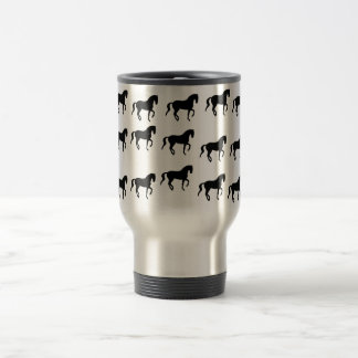 Taza De Viaje Modelo de Piaffe de los caballos del Dressage