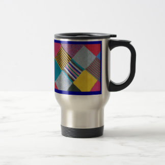 Taza De Viaje Modelo hecho punto acogedor colorido de las lanas