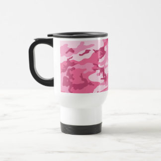 Taza De Viaje Modelo urbano rosado de Camoflage