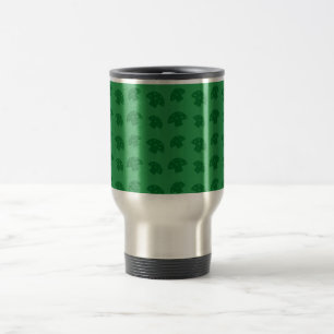 Taza De Viaje Modelo verde lindo de la seta
