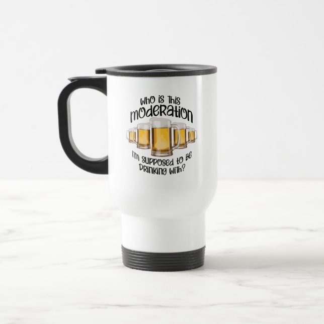 Taza De Viaje Moderación (en bebida) (Izquierda)