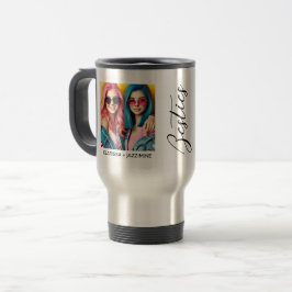 Taza De Viaje Moderna escritura bestie negra 2 foto
