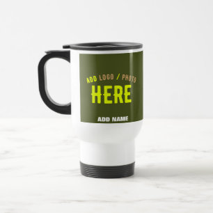 TAZA DE VIAJE MODERNO EJÉRCITO PERSONALIZADO VERIFICADO VERDE VE