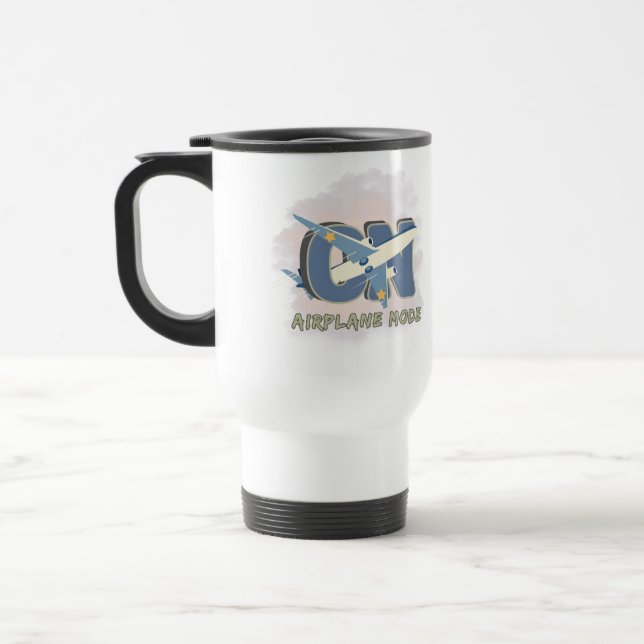 Taza De Viaje Modo Avión ACTIVADO (Izquierda)