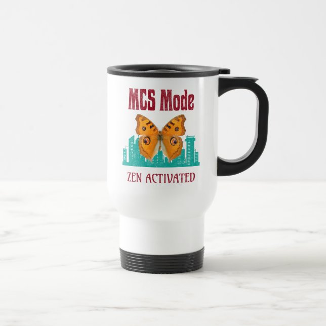 Taza De Viaje Modo MCS de sensibilización sobre sensibilidad quí (Derecha)