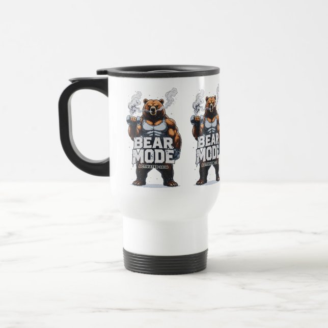 Taza De Viaje Modo Oso Activado 2026 (Izquierda)