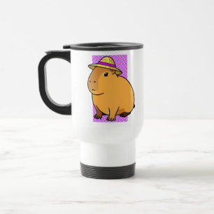 Taza De Viaje Modo Relajado de Capybara