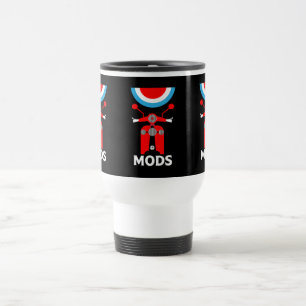 Taza De Viaje Mods - Mods And Rockers - Música Británica