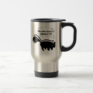Taza De Viaje mofeta elegante del aleck