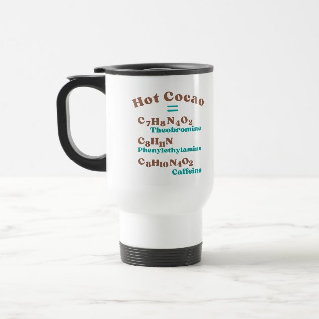 Taza De Viaje Molecular de cacao caliente (Izquierda)