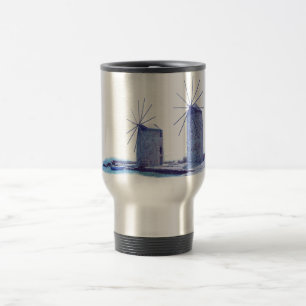 Taza De Viaje molinos de viento de Grecia