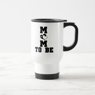 Taza De Viaje MOM to Be - Texto negro
