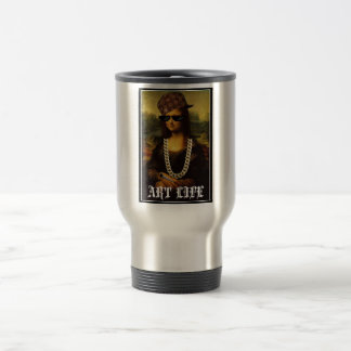 Taza De Viaje Mona Lisa Thug Life Art Life