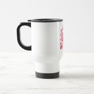 Taza De Viaje Monada Rosa Coqueta Lazo Cereza Estética Femenina