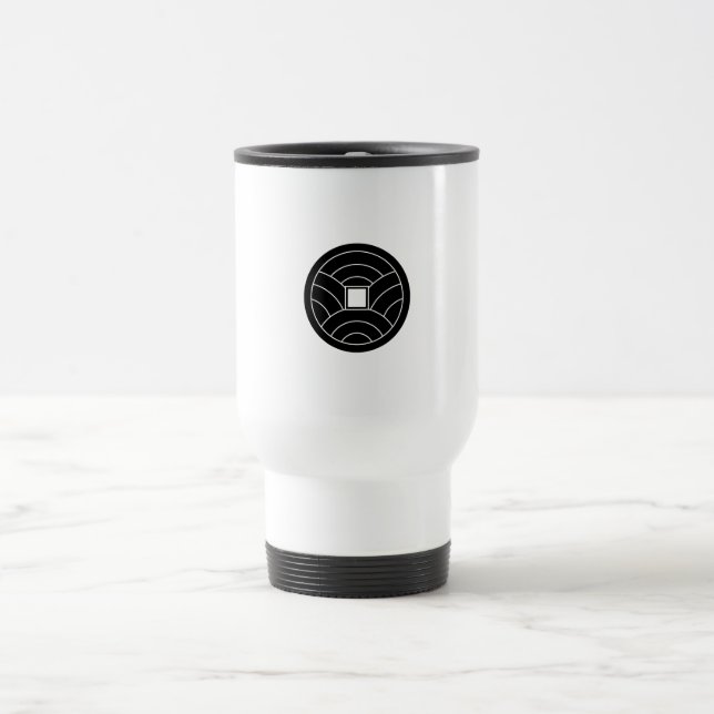 Taza De Viaje Moneda de la ola (Centro)