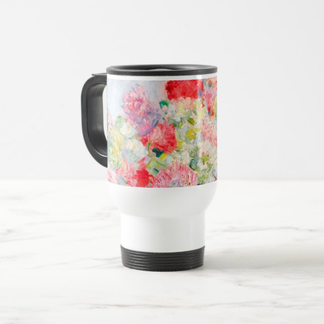 Taza De Viaje Monet Peonies (Anverso izquierdo)