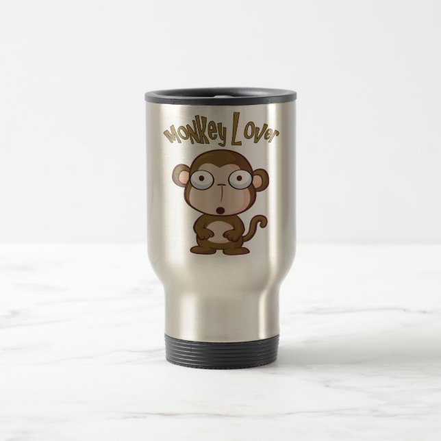 Taza De Viaje Monkey Lover Travel Mug (Centro)