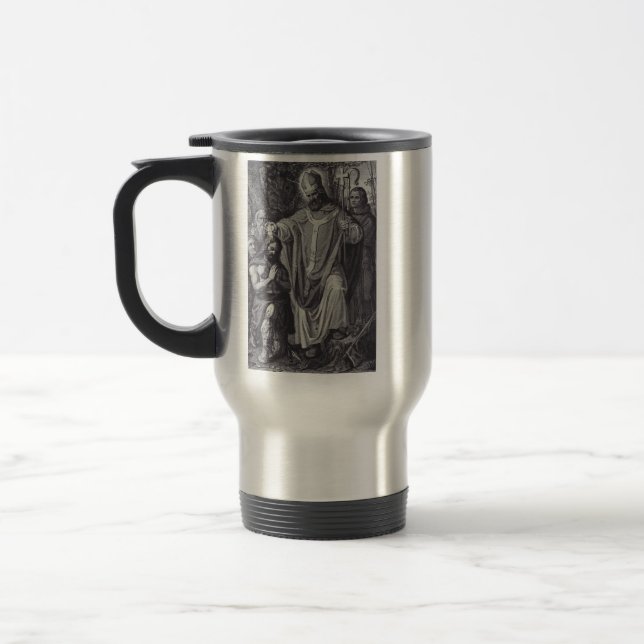 Taza De Viaje Mono benedictino inglés de Saint Boniface (Izquierda)
