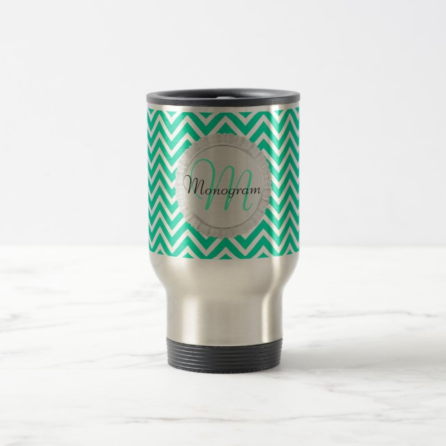Taza De Viaje Monograma adaptable (Centro)