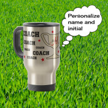 Monograma de entrenador deportivo personalizado